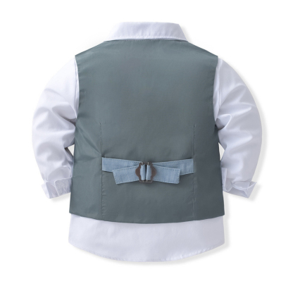 [Archive Sale] 100% Cotton Bow Regular Sleeve Formal Suit - image 4