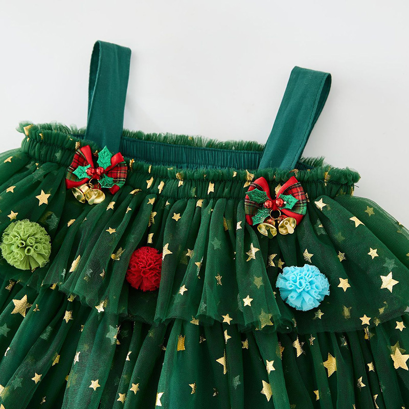 Mesh Folds Sleeveless Mid-long Dresses - image 10