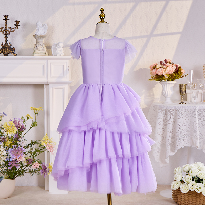 Mesh Folds Rosette Sleeveless Maxi Dresses - image 3