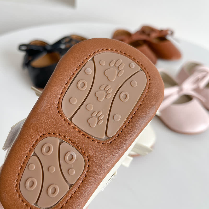 Solid Bow Ballet Round Toe Mary Janes  - image 5
