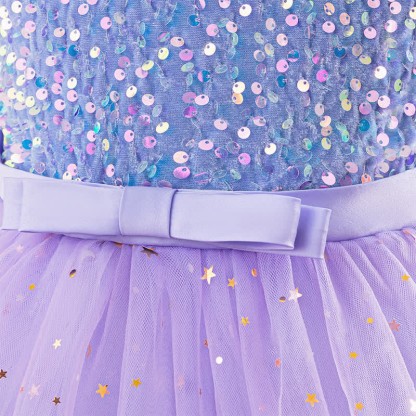 Sequins & Mesh Bow Sequins Sleeveless Maxi Dresses - image 30