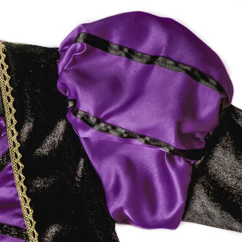 Satin Halloween Painting Maxi Dresses - image 12