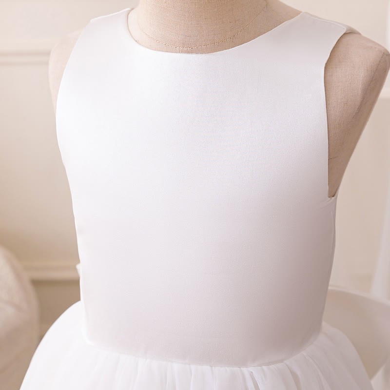 Mesh Bow Sleeveless Maxi Dresses - image 5