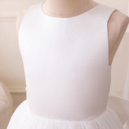 Mesh Bow Sleeveless Maxi Dresses - image 5