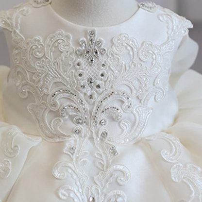 [Archive Sale] Chemical Fiber Blend Lace Bow Sleeveless Mid-long Dresses - image 6