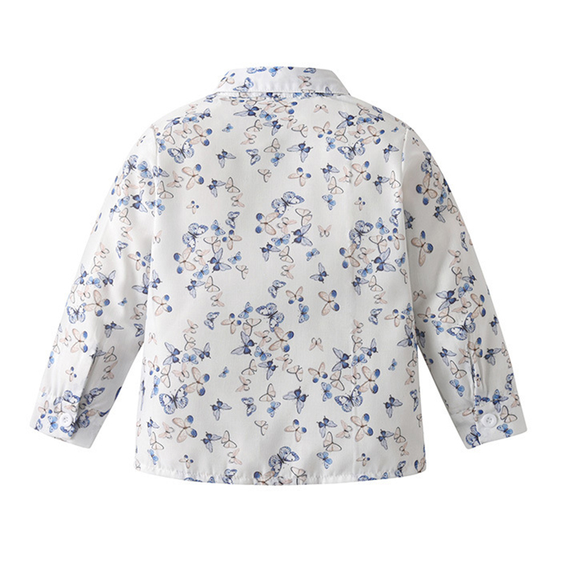 Cotton Bow Long Sleeve Two-piece Set - image 4