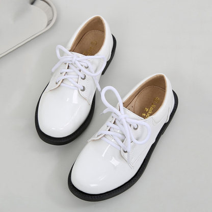 Solid Hook And Loop Round Toe Dress Shoes - image 6