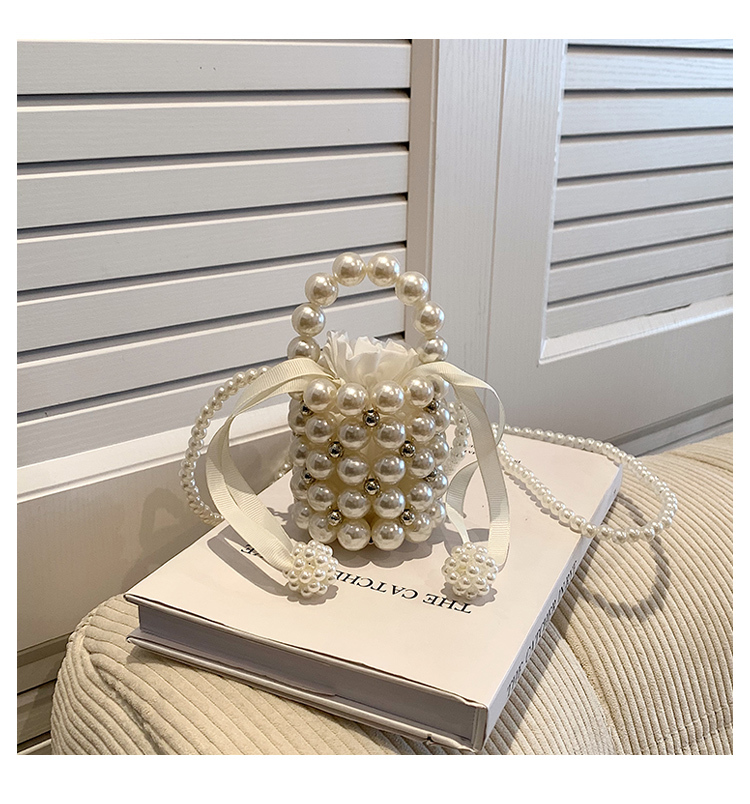 Solid With Pearls Bags - image 5