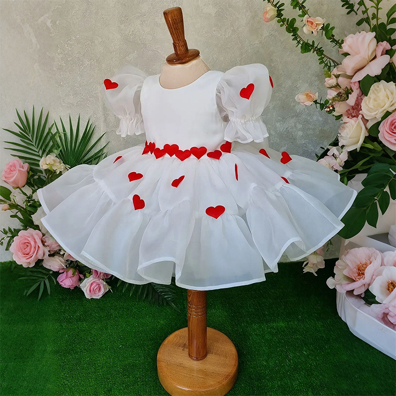 Organza Bow Flouncing Short Sleeve Midi Dresses - image 5