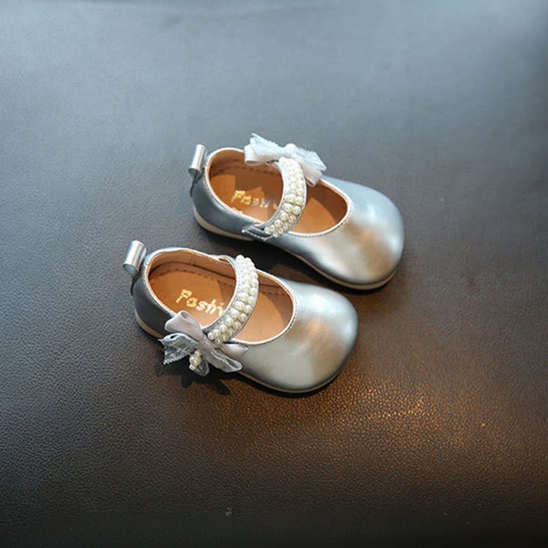 Solid Pearl Ballet Round Toe Flats - image 10