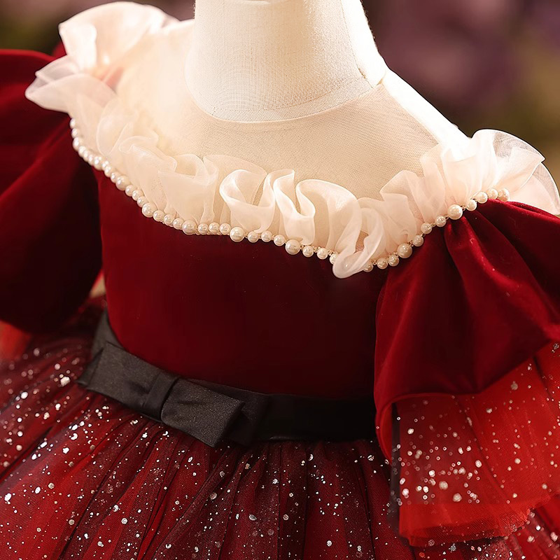 Velvet Split Joint Short Sleeve Midi Dresses - image 6