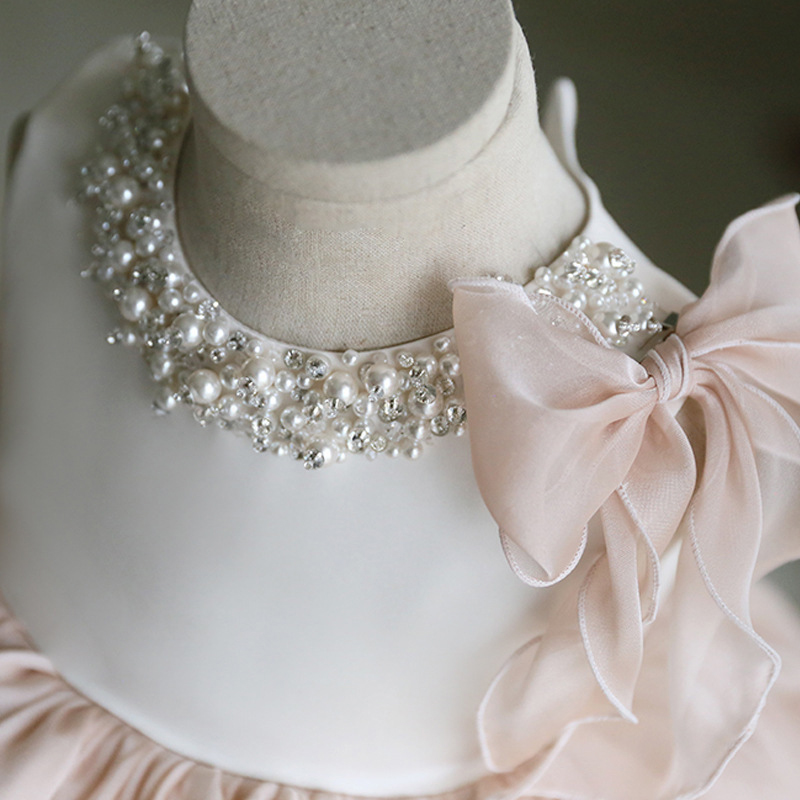 Organza Pearl Bow Sleeveless Midi Dresses - image 5
