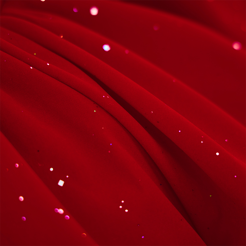 Velvet Bow Long Sleeve Midi Dresses - image 7