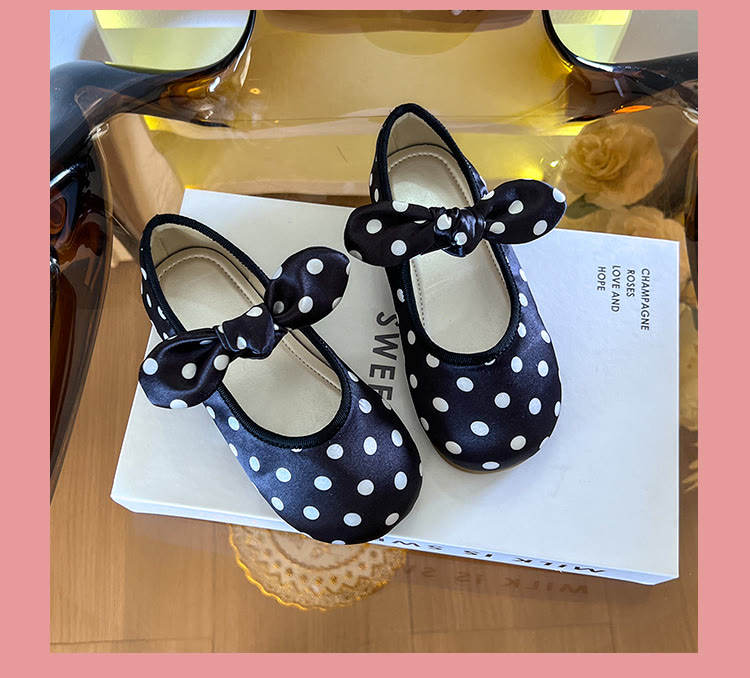 Polka Dots  Bow Round Toe  Mary Janes  - image 8