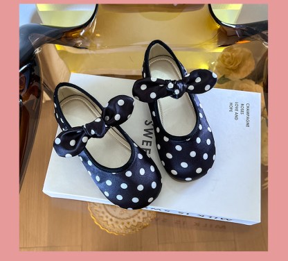 Polka Dots  Bow Round Toe  Mary Janes  - image 8