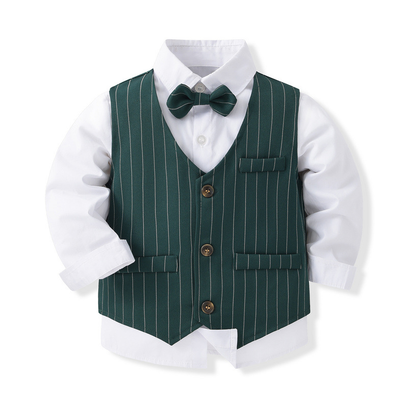 [Archive Sale] 100% Cotton Bow Regular Sleeve Regular Formal Suit - image 3