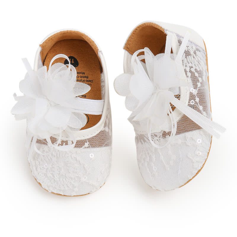 Solid Rosette Round Toe Flats - image 7
