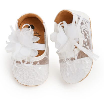 Solid Rosette Round Toe Flats - image 7