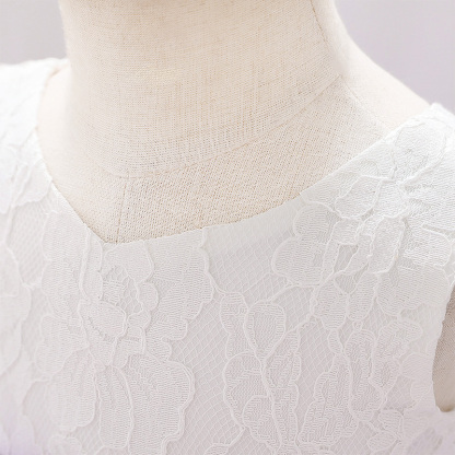 Satin Applique Sleeveless Midi Dresses - image 20