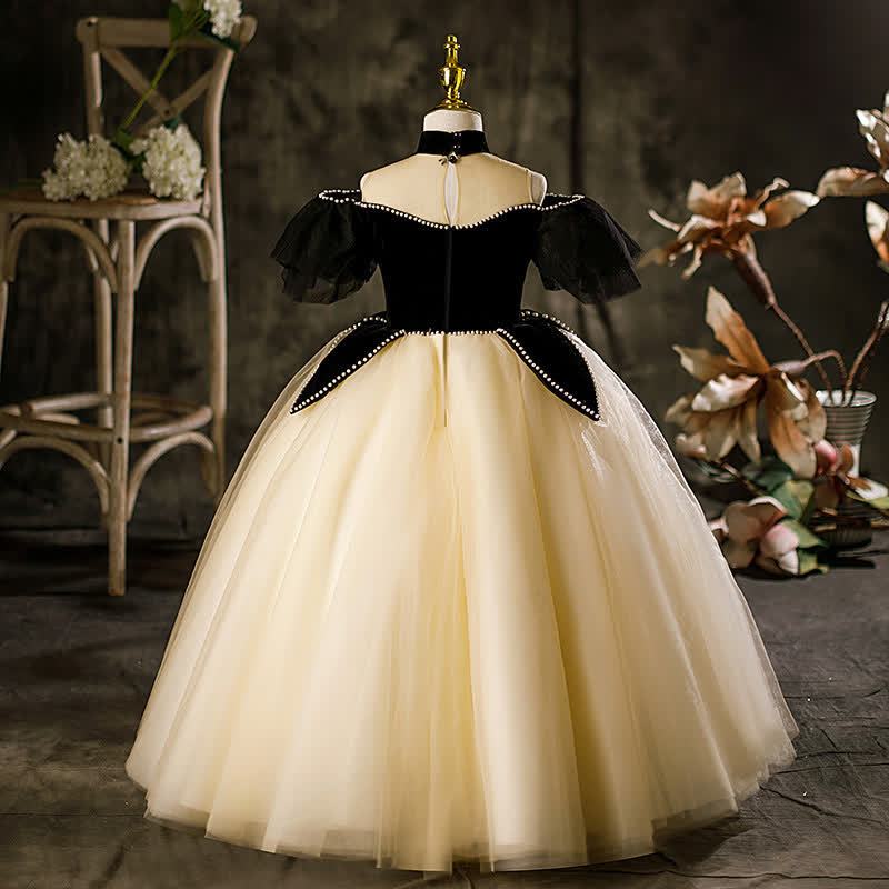 Velvet Rhinestone Cap Sleeve Maxi Dresses - image 4