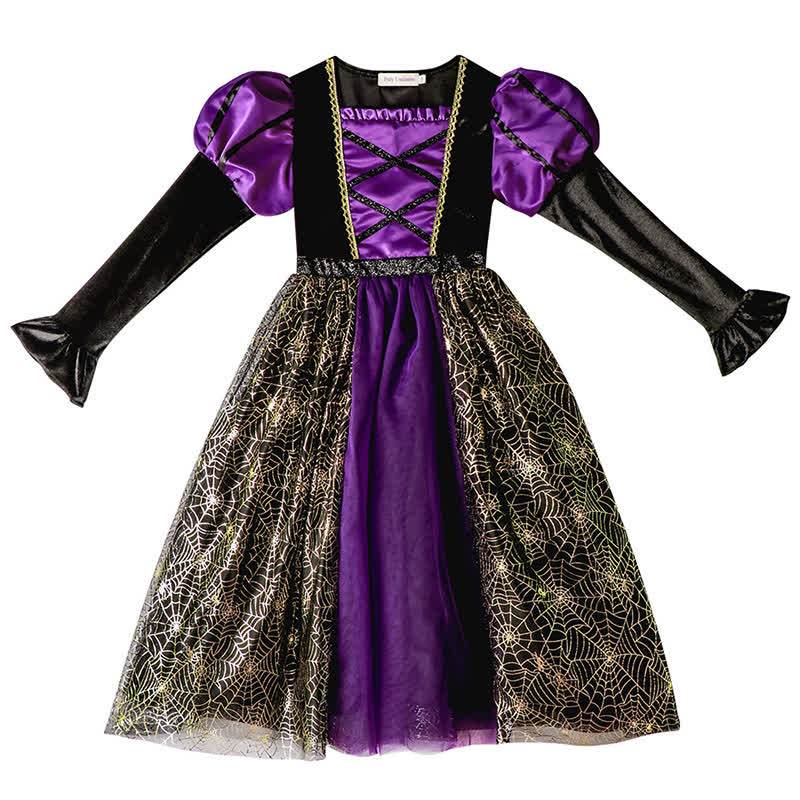 Satin Halloween Painting Maxi Dresses - image 3