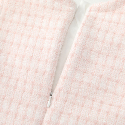 Woolen Fleece Embellished Sleeveless Regular Dresses&two-piece Set - image 19