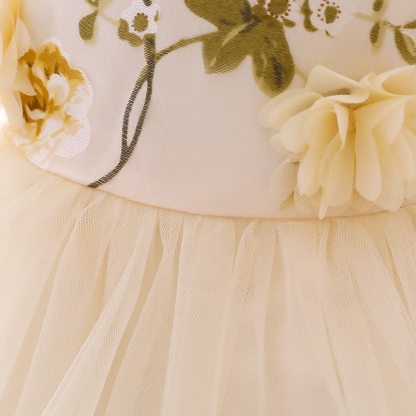 Mesh Rosette Sleeveless Midi Dresses - image 23