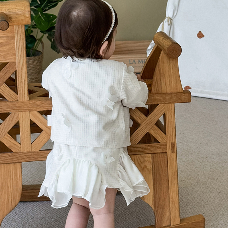 [Archive Sale] Chemical Fiber Blend Rosette Long Sleeve Regular Two-piece Set - image 11