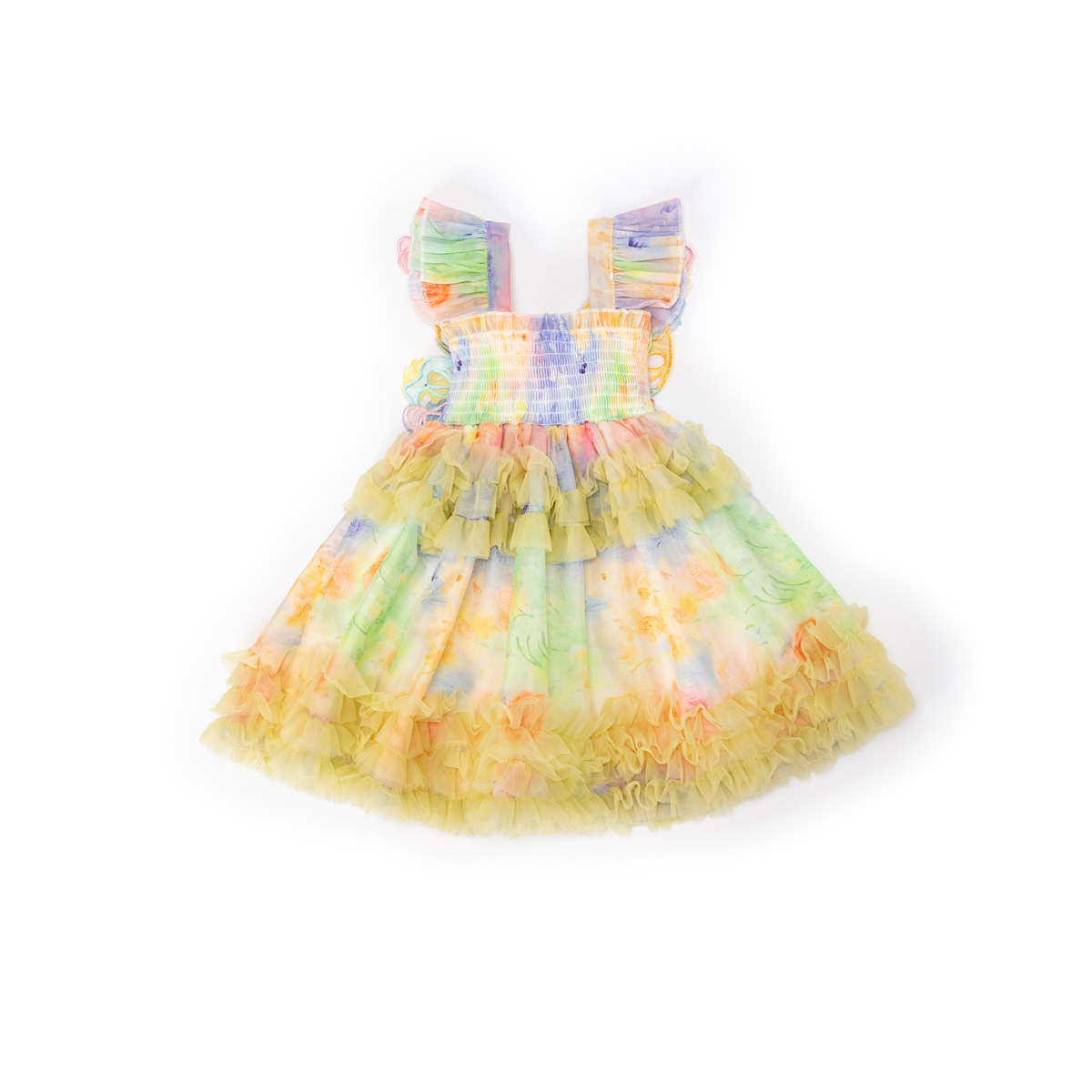 Chemical Fiber Blend Butterfly Sleeveless Midi Dresses - image 14