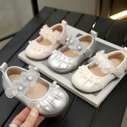 Solid Rosette Round Toe Mary Janes - image 12