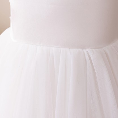 Mesh Bow Sleeveless Maxi Dresses - image 8