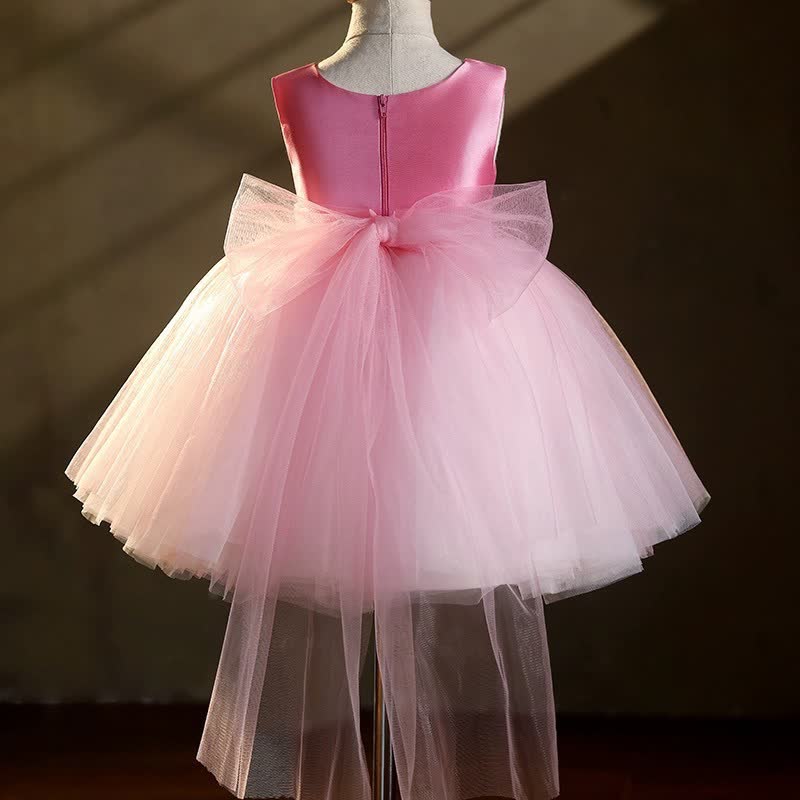 Mesh Bow Sleeveless Midi Dresses - image 3