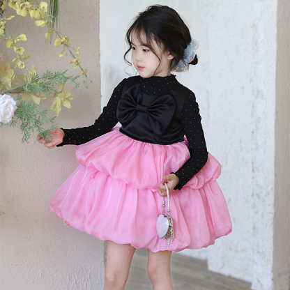 [Archive Sale] Chemical Fiber Blend Split Joint Long Sleeve Midi Dresses - image 7