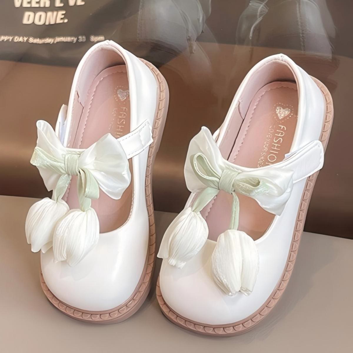Solid  Rosette Round Toe Mary Janes  - image 17