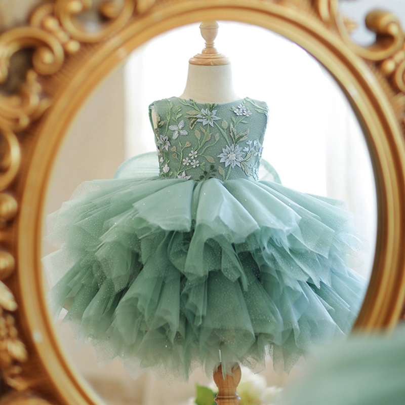 Mesh Embroidery Sleeveless Short Dresses - image 5