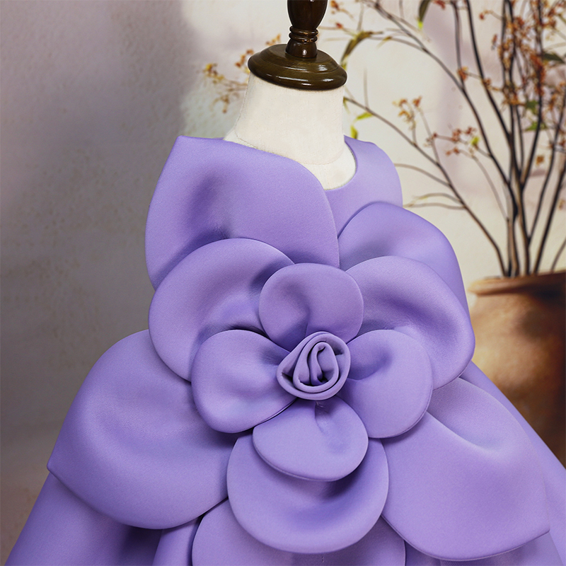 Scuba Knit Rosette Sleeveless Midi Dresses - image 5