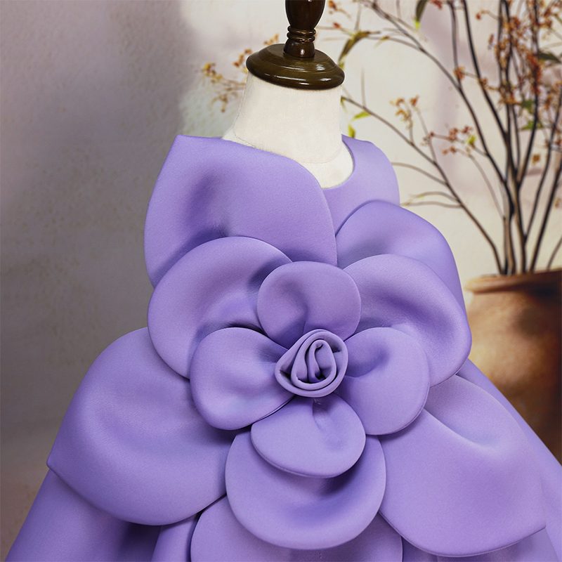 Scuba Knit Rosette Sleeveless Midi Dresses - image 5