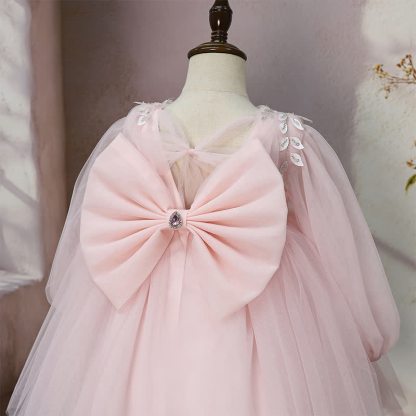 Mesh Applique Half Sleeve Midi Dresses - image 5