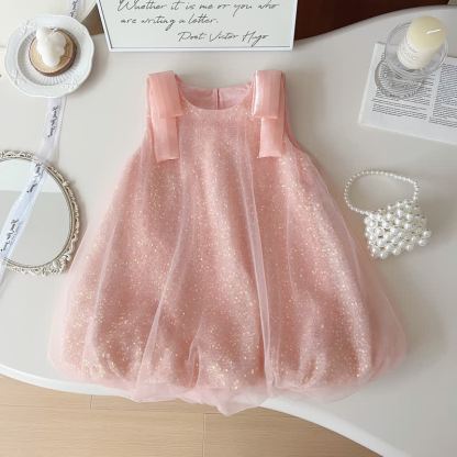 Chemical Fiber Blend Sequins Sleeveless Midi Dresses - image 6