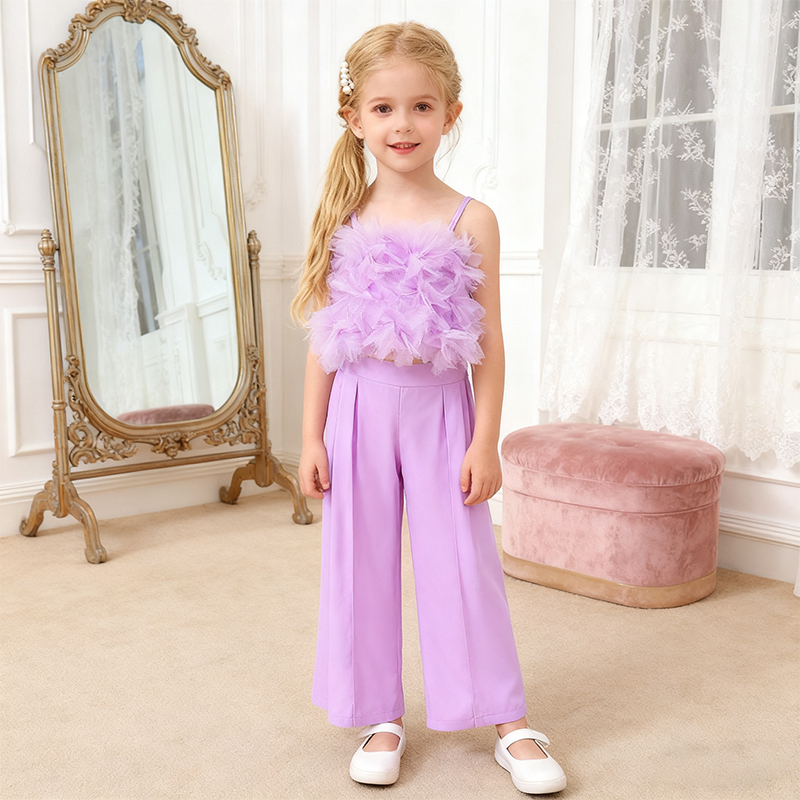 Cotton Folds Sleeveless Regular Two-piece Set - image 20