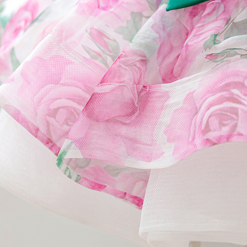 Organza Rosette Sleeveless Midi Dresses - image 6