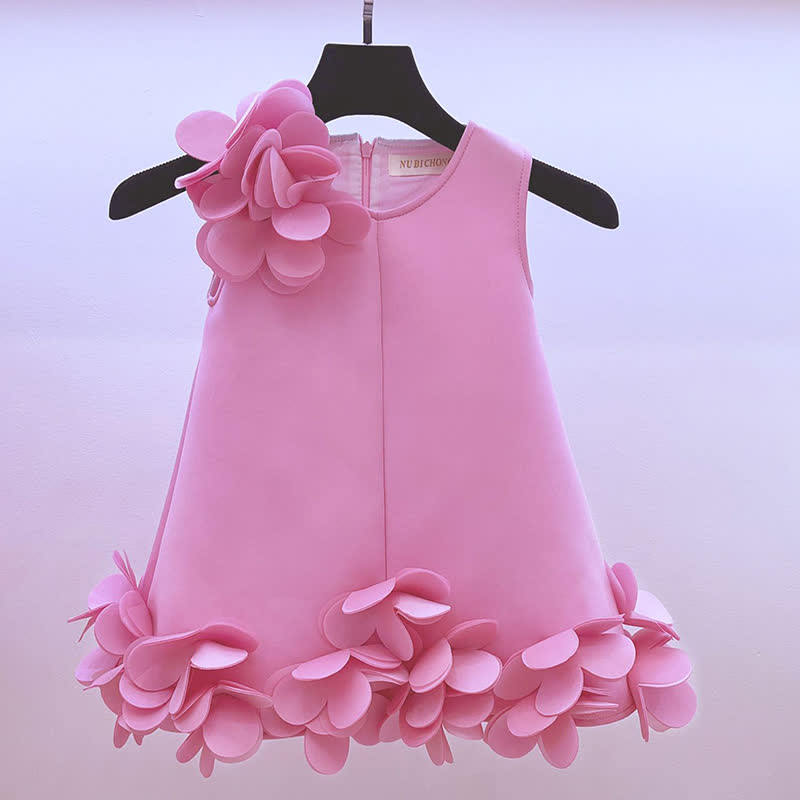 Scuba Knit Rosette Sleeveless Midi Dresses - image 8