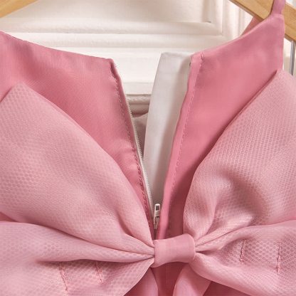 Organza Rosette Sleeveless Shorts Dresses - image 7