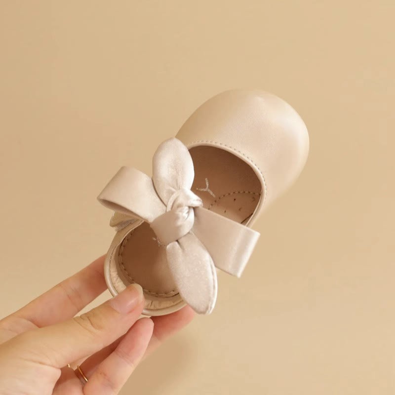 Solid Bow Round Toe Mary Janes - image 4