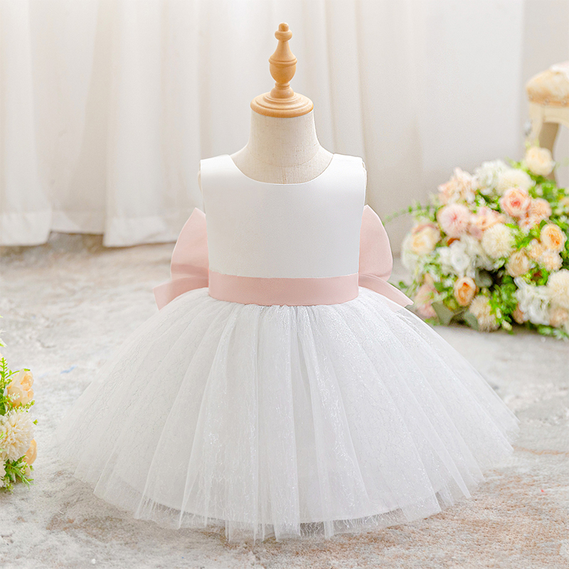 Mesh Bow Sleeveless Midi Dresses - image 3