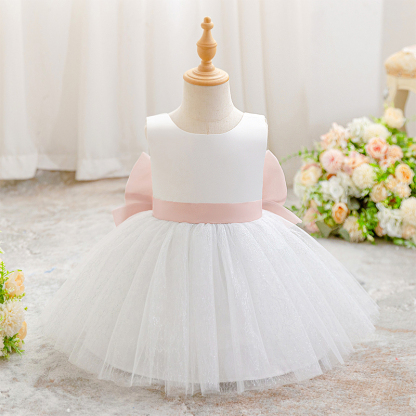 Mesh Bow Sleeveless Midi Dresses - image 3