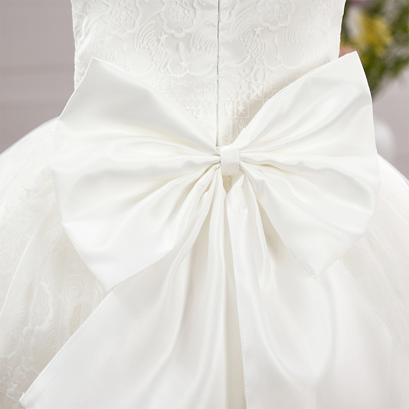 Lace Bow Sleeveless Short Dresses - image 8