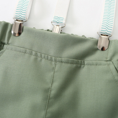 Lycra Bow Overalls Regular Sleeve Formal Suit - image 13