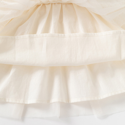 [Archive Sale] Mesh Split Joint Long Sleeve Midi Dresses - image 4