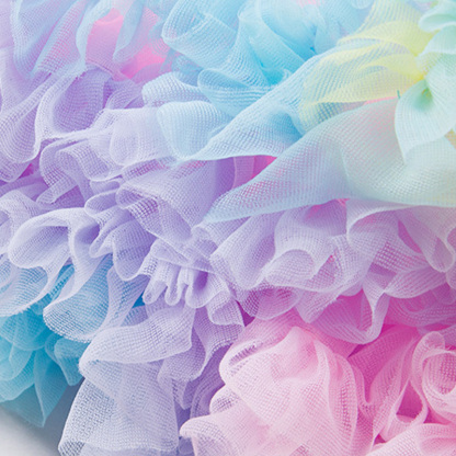 Mesh Knitted Bow Folds Gathered Short Sleeve Regular Two-piece Set - image 17